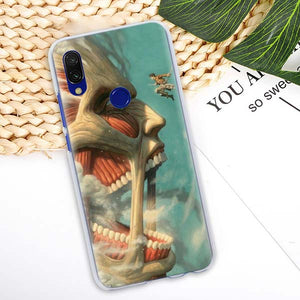 anime Attack On Titan girl Case Cover for Xiaomi Redmi 7 6 6A 5 Plus 5A Note 5 6 7 Pro 4X S2 GO Pocophone F1 Phone case Coque