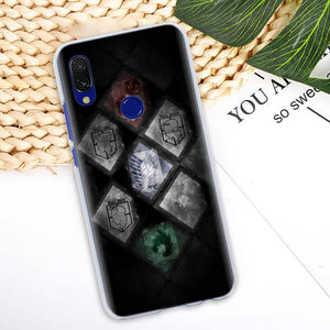 anime Attack On Titan girl Case Cover for Xiaomi Redmi 7 6 6A 5 Plus 5A Note 5 6 7 Pro 4X S2 GO Pocophone F1 Phone case Coque