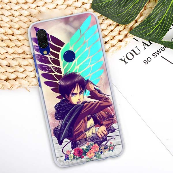 anime Attack On Titan girl Case Cover for Xiaomi Redmi 7 6 6A 5 Plus 5A Note 5 6 7 Pro 4X S2 GO Pocophone F1 Phone case Coque