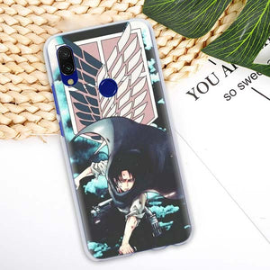 anime Attack On Titan girl Case Cover for Xiaomi Redmi 7 6 6A 5 Plus 5A Note 5 6 7 Pro 4X S2 GO Pocophone F1 Phone case Coque