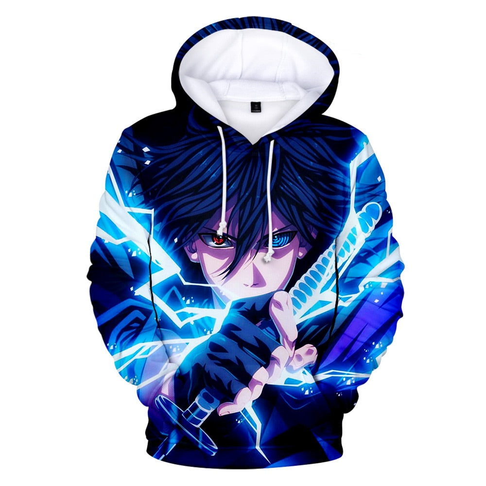 Naruto Men/women 3D Hoodies Sweatshirt Hot Sale New Fashion Sasuke Spring/Autumn Kakashi 3D Cartoon Casual Harajuku Clothes Coat