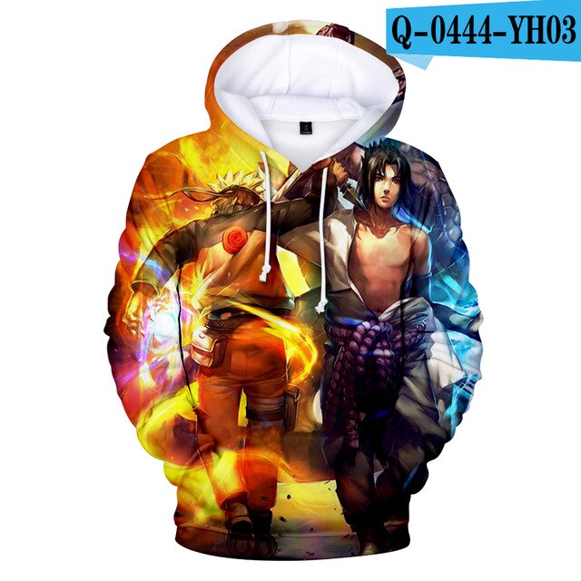 Naruto Men/women 3D Hoodies Sweatshirt Hot Sale New Fashion Sasuke Spring/Autumn Kakashi 3D Cartoon Casual Harajuku Clothes Coat