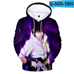 Naruto Men/women 3D Hoodies Sweatshirt Hot Sale New Fashion Sasuke Spring/Autumn Kakashi 3D Cartoon Casual Harajuku Clothes Coat
