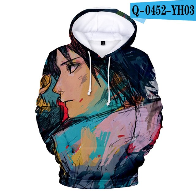 Naruto Men/women 3D Hoodies Sweatshirt Hot Sale New Fashion Sasuke Spring/Autumn Kakashi 3D Cartoon Casual Harajuku Clothes Coat