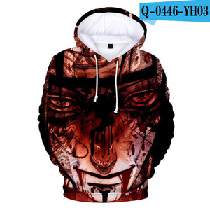 Naruto Men/women 3D Hoodies Sweatshirt Hot Sale New Fashion Sasuke Spring/Autumn Kakashi 3D Cartoon Casual Harajuku Clothes Coat