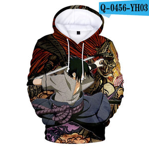 Naruto Men/women 3D Hoodies Sweatshirt Hot Sale New Fashion Sasuke Spring/Autumn Kakashi 3D Cartoon Casual Harajuku Clothes Coat