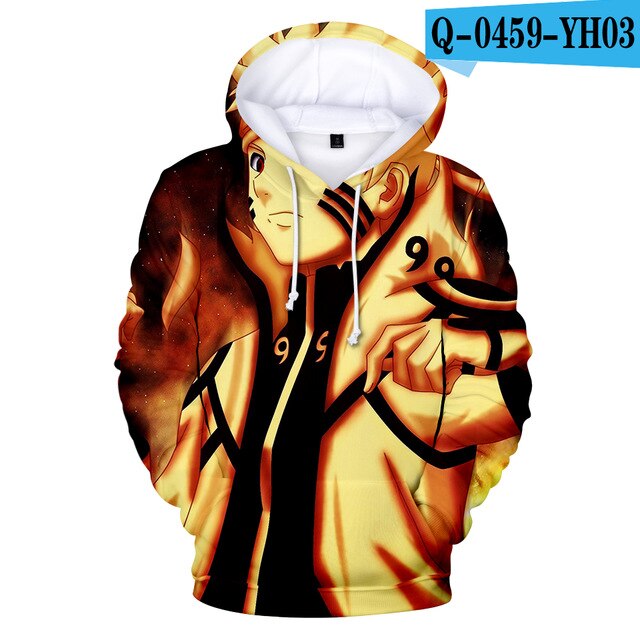 Naruto Men/women 3D Hoodies Sweatshirt Hot Sale New Fashion Sasuke Spring/Autumn Kakashi 3D Cartoon Casual Harajuku Clothes Coat