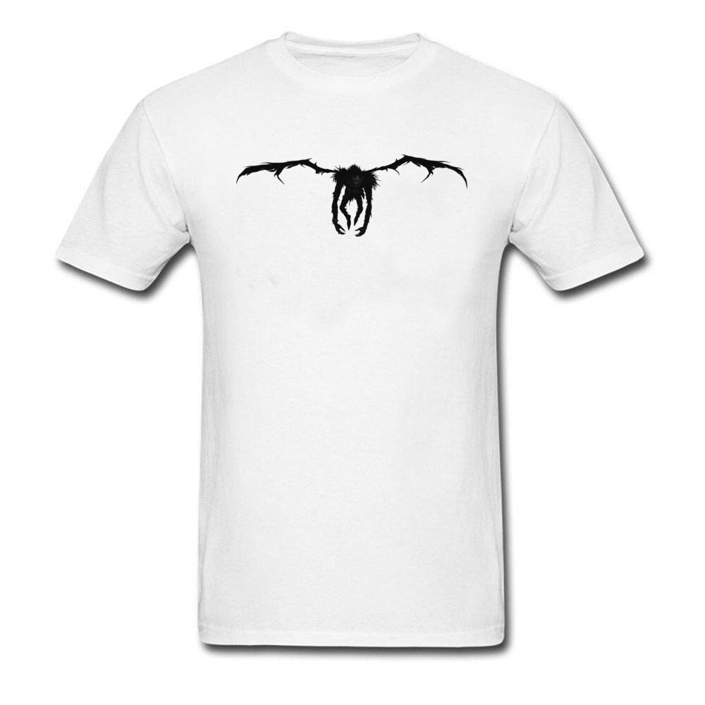 Death Note Ryuk Tshirt Men Custom Personalized T-Shirt 100% Breathable Cotton Fabric Clothes Sweatshirt Horror Movie T Shirt