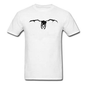 Death Note Ryuk Tshirt Men Custom Personalized T-Shirt 100% Breathable Cotton Fabric Clothes Sweatshirt Horror Movie T Shirt