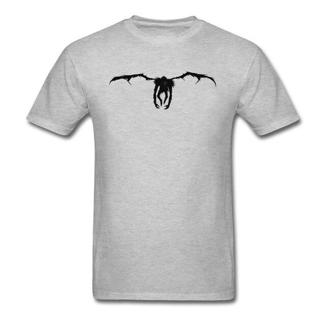 Death Note Ryuk Tshirt Men Custom Personalized T-Shirt 100% Breathable Cotton Fabric Clothes Sweatshirt Horror Movie T Shirt