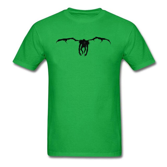 Death Note Ryuk Tshirt Men Custom Personalized T-Shirt 100% Breathable Cotton Fabric Clothes Sweatshirt Horror Movie T Shirt