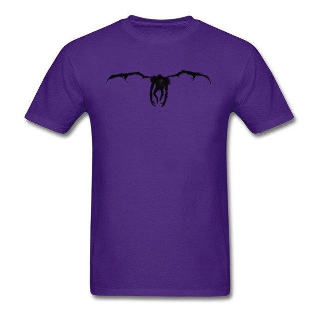 Death Note Ryuk Tshirt Men Custom Personalized T-Shirt 100% Breathable Cotton Fabric Clothes Sweatshirt Horror Movie T Shirt