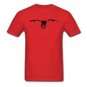 Death Note Ryuk Tshirt Men Custom Personalized T-Shirt 100% Breathable Cotton Fabric Clothes Sweatshirt Horror Movie T Shirt