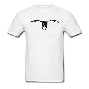 Death Note Ryuk Tshirt Men Custom Personalized T-Shirt 100% Breathable Cotton Fabric Clothes Sweatshirt Horror Movie T Shirt