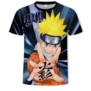 New 2019 HOT 3D Naruto t shirt Men/women Fashion Streetwear Hip Hop Harajuku 3D Print Naruto Men's t shirt Clothes Top