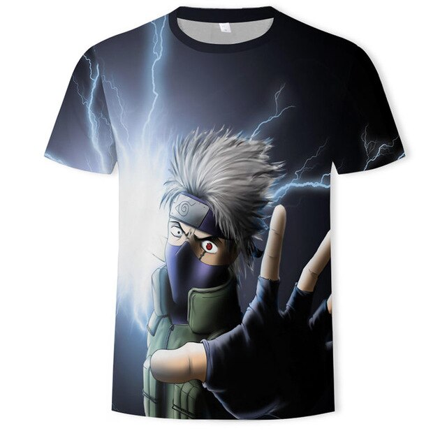 New 2019 HOT 3D Naruto t shirt Men/women Fashion Streetwear Hip Hop Harajuku 3D Print Naruto Men's t shirt Clothes Top