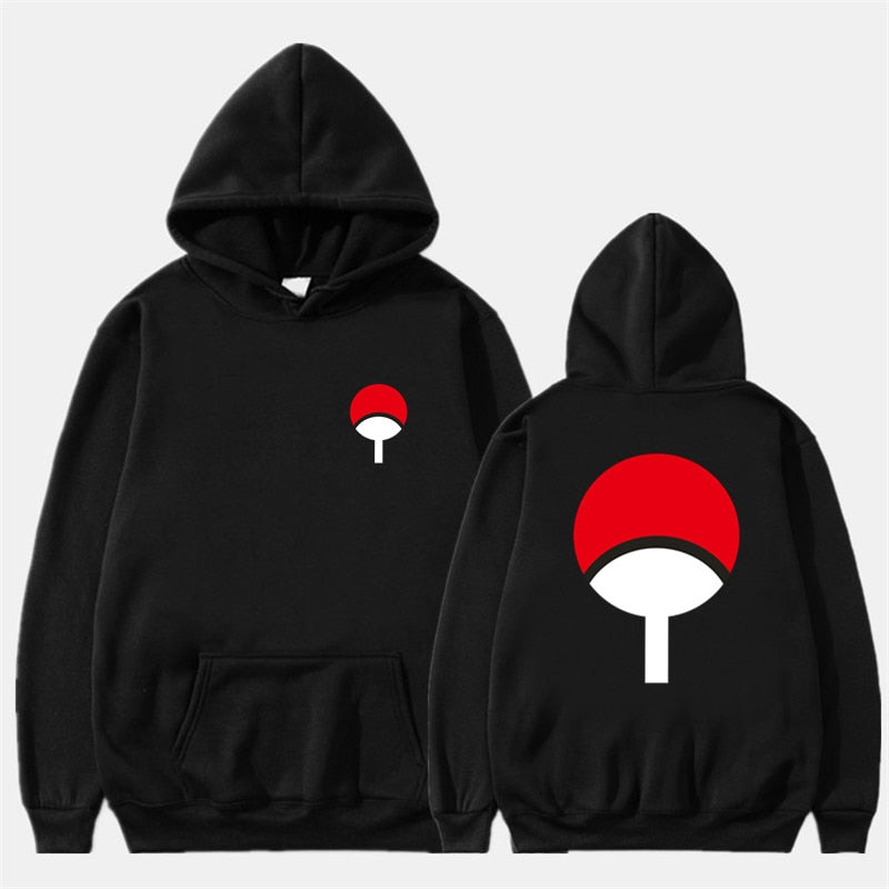 2019 New Anime Naruto Winter Hoodies Fleece Warm Jacket Coat Uchiha Hatake Uzumaki Clan Badge Hoodie Sweatshirt Unisex Clothes