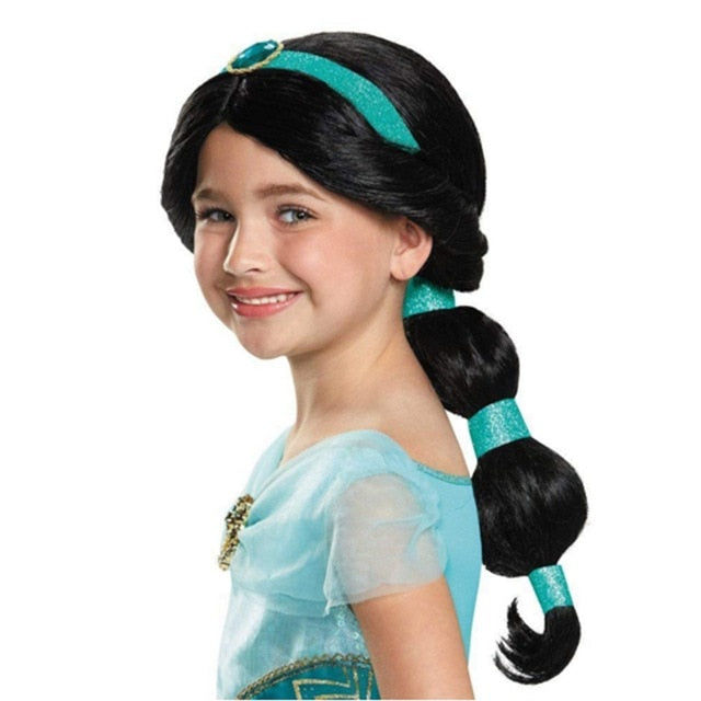 Jasmine Costume Girls Kid Summer Princess Dance Dress Aladdin's Lamp Magic Cosplay Costume Christmas Performance Top and Pant