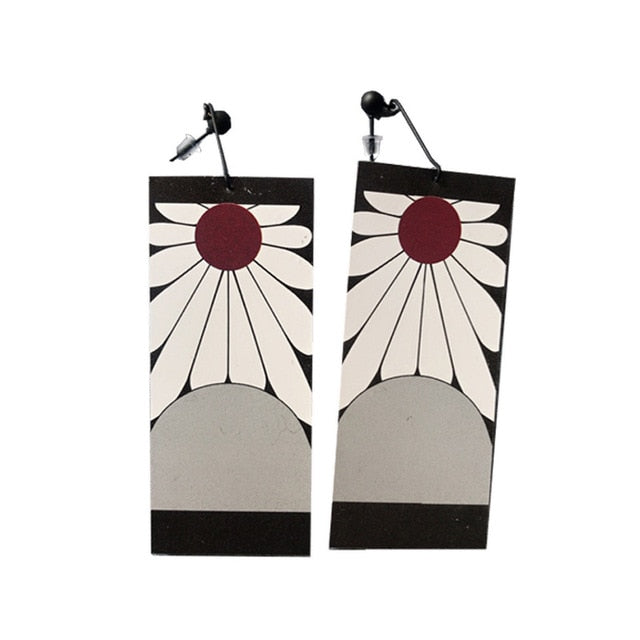 Japanese Anime Demon Slayer Wholesale Cosplay Prop Kimetsu no Yaiba Tanjirou Kamado 1 Pair Earrings Cosplay Accessores