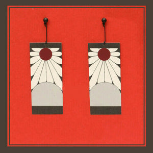 Japanese Anime Demon Slayer Wholesale Cosplay Prop Kimetsu no Yaiba Tanjirou Kamado 1 Pair Earrings Cosplay Accessores