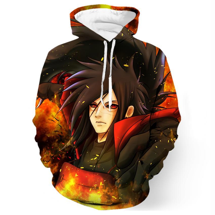 New fashion Cool sweatshirt Hoodies Men women 3D print Naruto revive uchiha madara hot Style Streetwear sleeve Long clothes