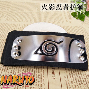 Anime Headband Naruto Black Leaf Village Kakashi Itachi Cosplay Costume Cartoon Props Accessories