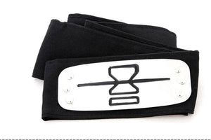 Anime Headband Naruto Black Leaf Village Kakashi Itachi Cosplay Costume Cartoon Props Accessories