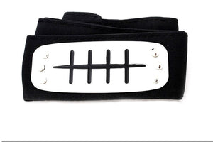 Anime Headband Naruto Black Leaf Village Kakashi Itachi Cosplay Costume Cartoon Props Accessories