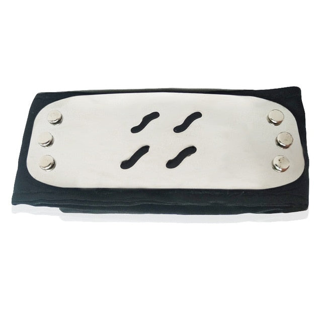 Anime Headband Naruto Black Leaf Village Kakashi Itachi Cosplay Costume Cartoon Props Accessories