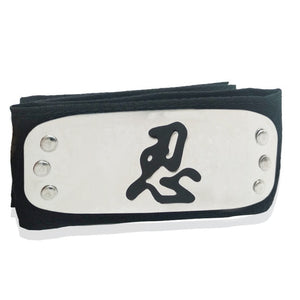 Anime Headband Naruto Black Leaf Village Kakashi Itachi Cosplay Costume Cartoon Props Accessories
