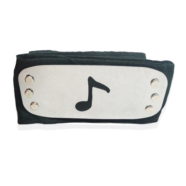 Anime Headband Naruto Black Leaf Village Kakashi Itachi Cosplay Costume Cartoon Props Accessories