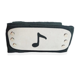 Anime Headband Naruto Black Leaf Village Kakashi Itachi Cosplay Costume Cartoon Props Accessories