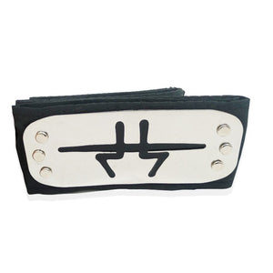 Anime Headband Naruto Black Leaf Village Kakashi Itachi Cosplay Costume Cartoon Props Accessories