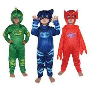 Halloween Kids Boys masked Pajamas Cat Batman Cosplay Jumpsuits Costumes Anime Superhero Masquerade party Children Fancy Dress Up Set Clothing