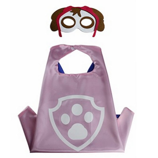2019 Superhero Capes with Masks for Kids Birthday Party Supplies Party Favor Halloween Costumes Dress Up Girls Boys Cosplay