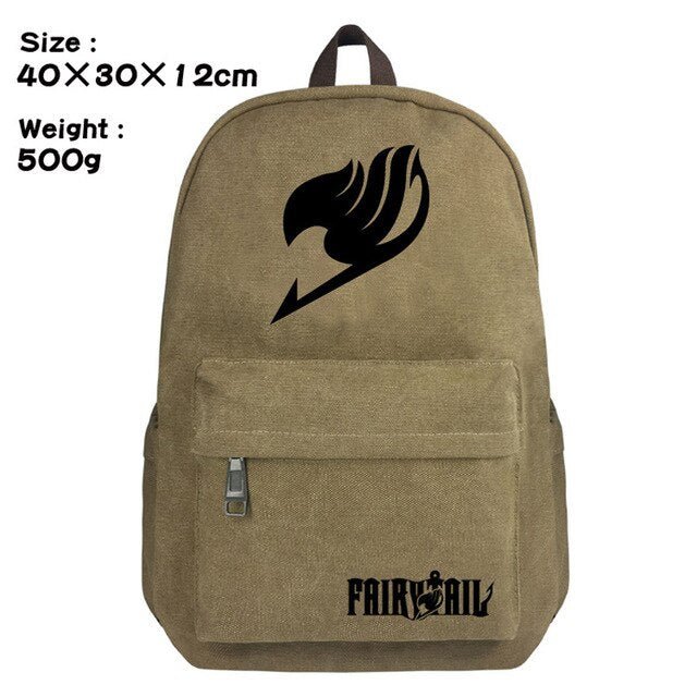 Attack on Titan Japan Anime Backpack Men Women Canvas School Bag for Teenagers Travel Bags Printed With Survey Corps