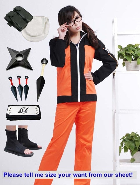 Hot Anime Naruto Cosplay Costumes Shippuden Uzumaki Naruto 2nd Outfit Uniforms Set with Cloaks Props Halloween Party Clothes