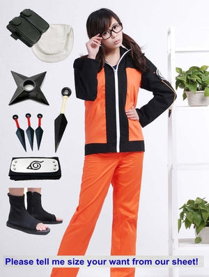 Hot Anime Naruto Cosplay Costumes Shippuden Uzumaki Naruto 2nd Outfit Uniforms Set with Cloaks Props Halloween Party Clothes