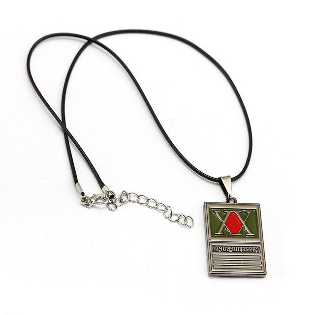 New Game hunter x hunter necklace figure toy Pendant Enamel Metal Keyring Holder Men Car Women Bag necklaces Chaveiro Jewelry