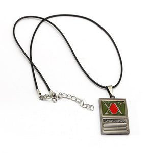 New Game hunter x hunter necklace figure toy Pendant Enamel Metal Keyring Holder Men Car Women Bag necklaces Chaveiro Jewelry