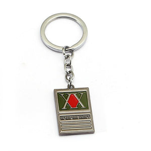 New Game hunter x hunter necklace figure toy Pendant Enamel Metal Keyring Holder Men Car Women Bag necklaces Chaveiro Jewelry