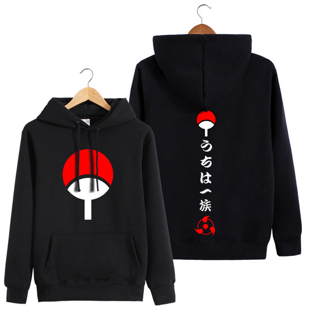 Naruto around the hooded sweatshirt lovers autumn long sleeves Uchiha Sasuke clothes second yuan jacket 2019 New Cool Hoodies