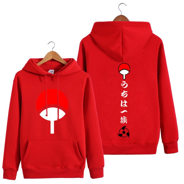 Naruto around the hooded sweatshirt lovers autumn long sleeves Uchiha Sasuke clothes second yuan jacket 2019 New Cool Hoodies
