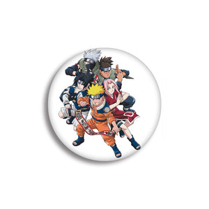 NARUTO Uzumaki Naruto Hatake Kakashi Uchiha Sasuke Cartoon Badge Hot Anime naruto Brooch Cosplay Accessories