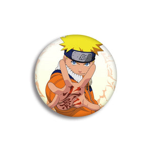 NARUTO Uzumaki Naruto Hatake Kakashi Uchiha Sasuke Cartoon Badge Hot Anime naruto Brooch Cosplay Accessories