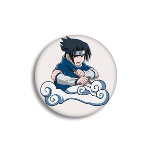 NARUTO Uzumaki Naruto Hatake Kakashi Uchiha Sasuke Cartoon Badge Hot Anime naruto Brooch Cosplay Accessories