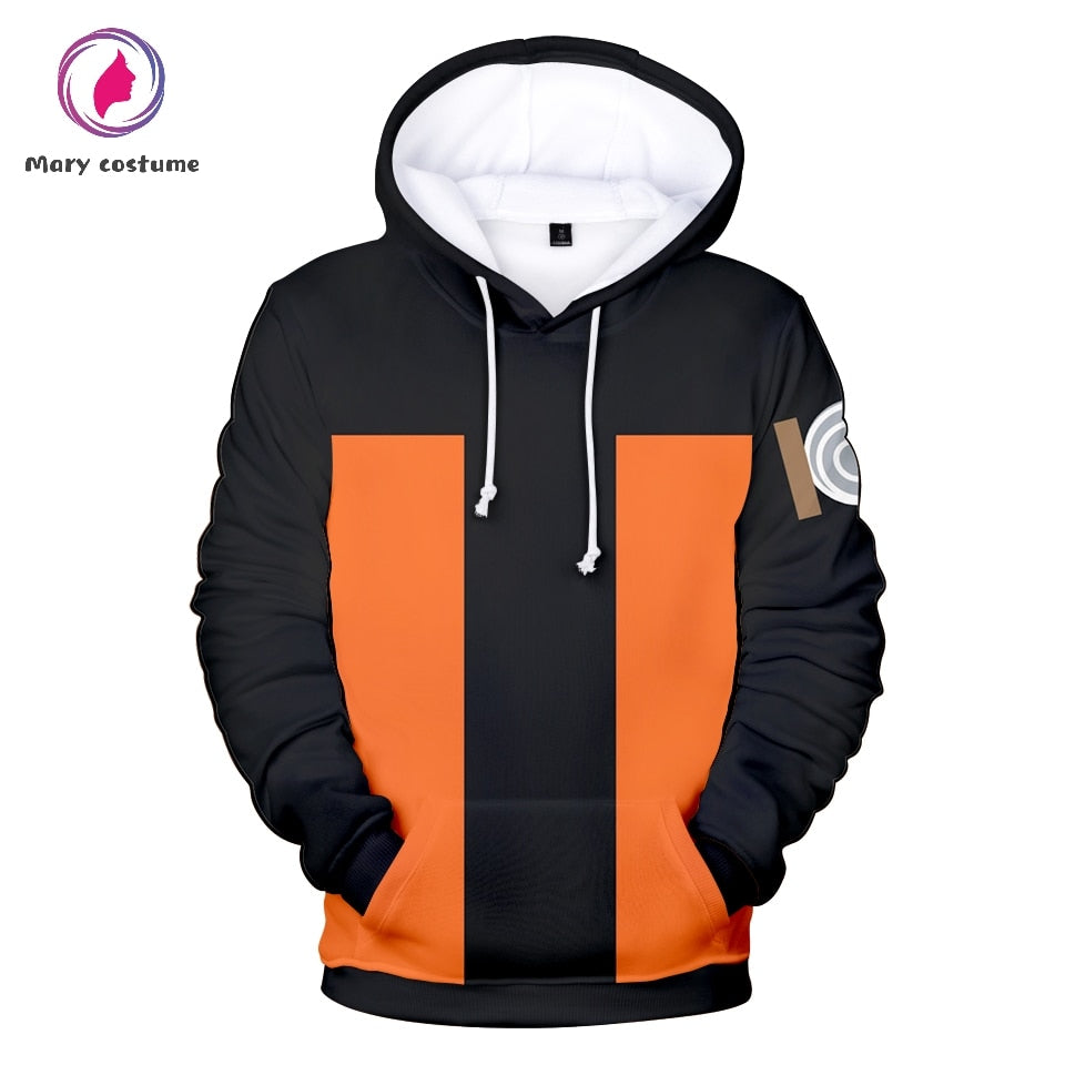 Naruto Hoodie Men Fashion Polyester Casual Hoodie Sweatshirt 2019 Spring Autumn Male naruto clothes Casual Harajuku Streetwear