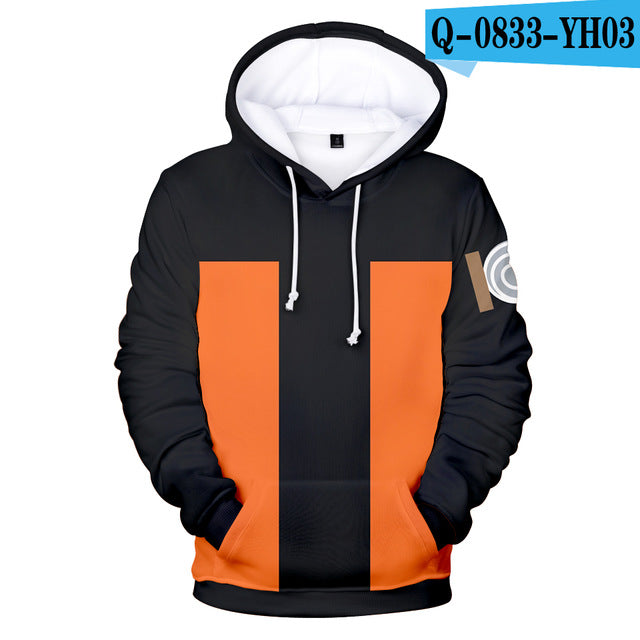 Naruto Hoodie Men Fashion Polyester Casual Hoodie Sweatshirt 2019 Spring Autumn Male naruto clothes Casual Harajuku Streetwear