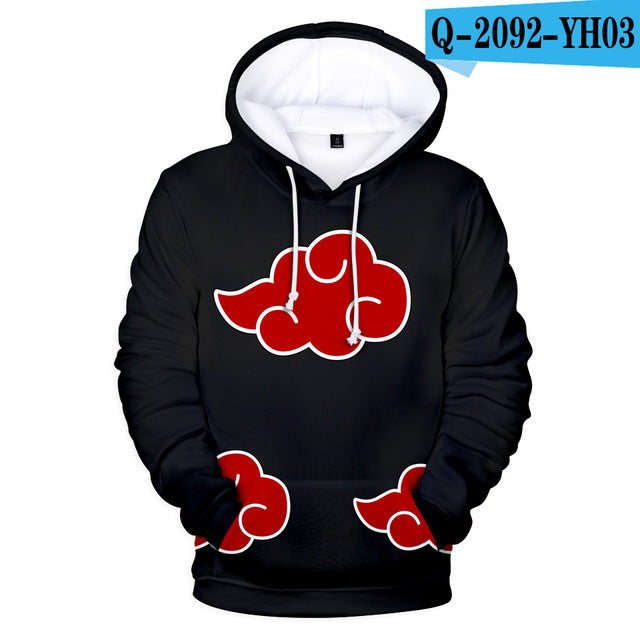 Naruto Hoodie Men Fashion Polyester Casual Hoodie Sweatshirt 2019 Spring Autumn Male naruto clothes Casual Harajuku Streetwear