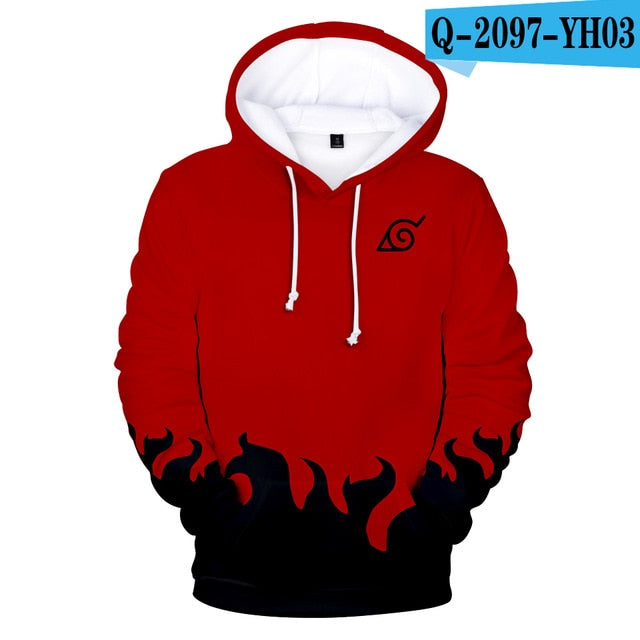 Naruto Hoodie Men Fashion Polyester Casual Hoodie Sweatshirt 2019 Spring Autumn Male naruto clothes Casual Harajuku Streetwear
